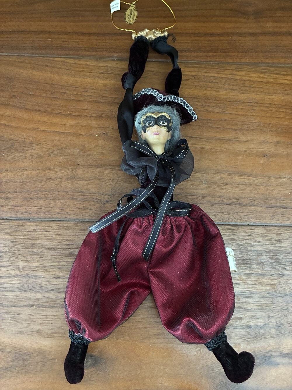 Katherine's Collection Masquerade Ornament Red/Black Wayne Kleski Retired